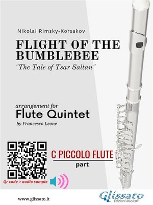 cover image of C piccolo Flute part--Flight of the Bumblebee for Flute Quintet
